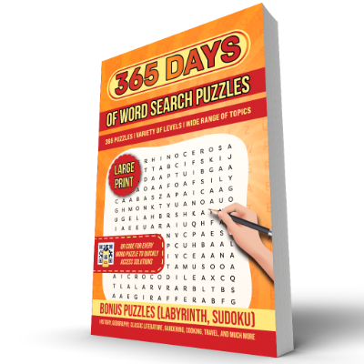 365 Days of Word Search Puzzles